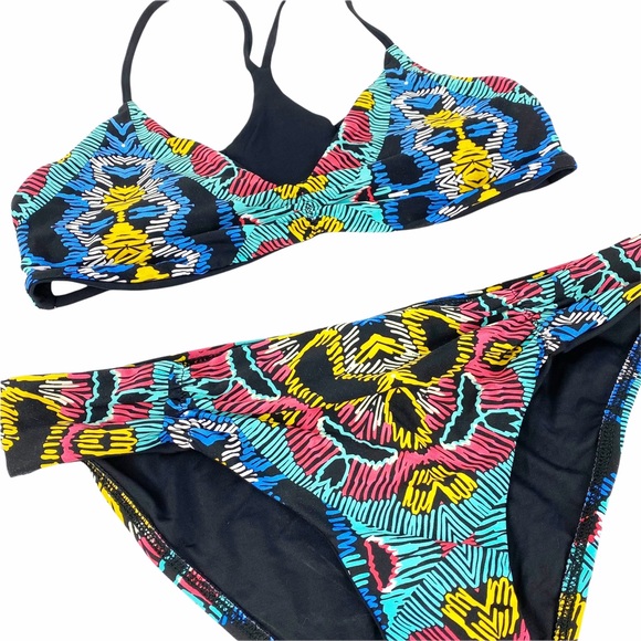 L*Space Wild Night Moroccan Dream Reversible Racerback Bikini - Picture 11 of 15